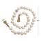 5ft. Paper Mache Round Distressed Beaded Garland with Tassel
